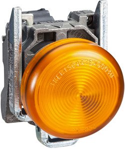 LED Panel Mount Indicator, 250 VAC, 22 mm, IP66, NEMA 4X, NEMA 13